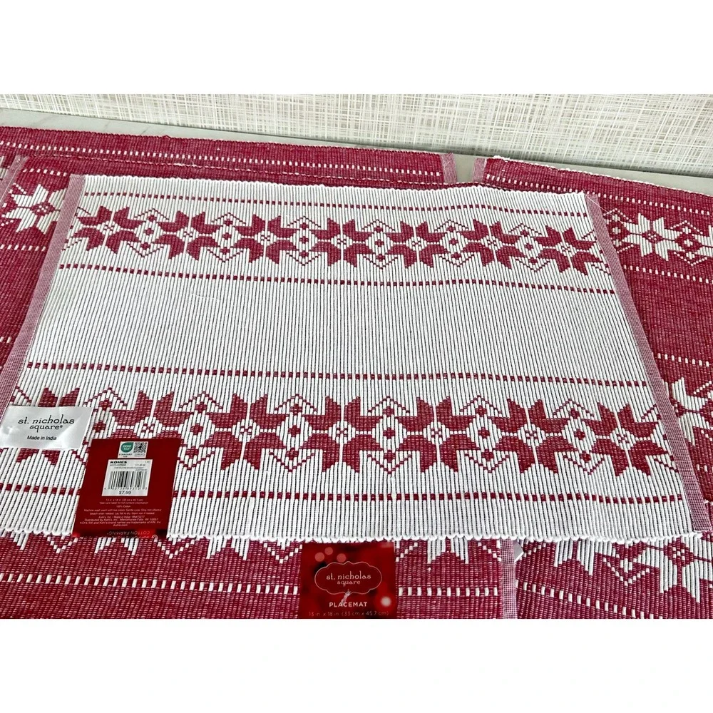 St. Nicholas Square christmas placemats